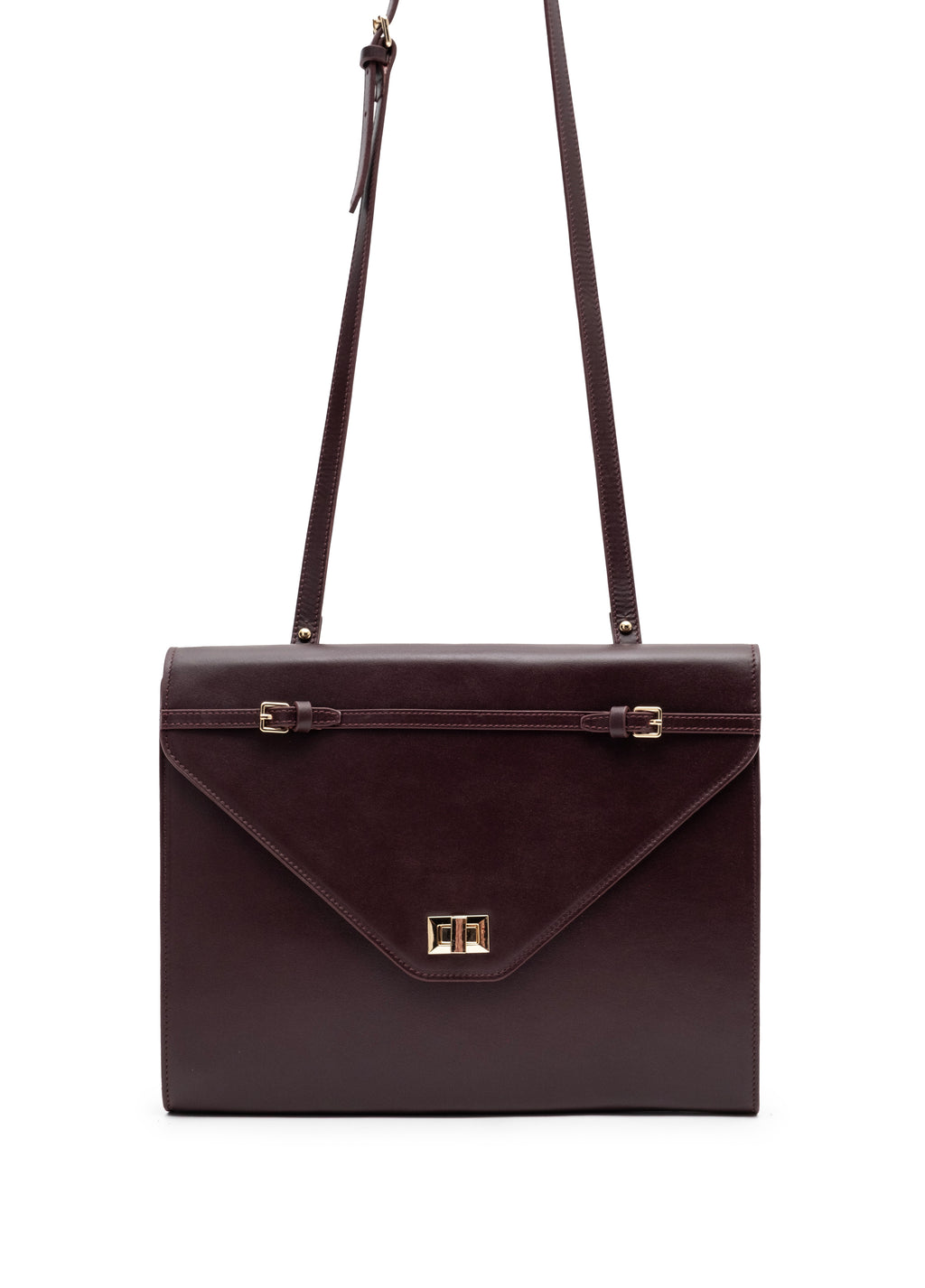 Envelope Folder Bag – Cherry Ganache