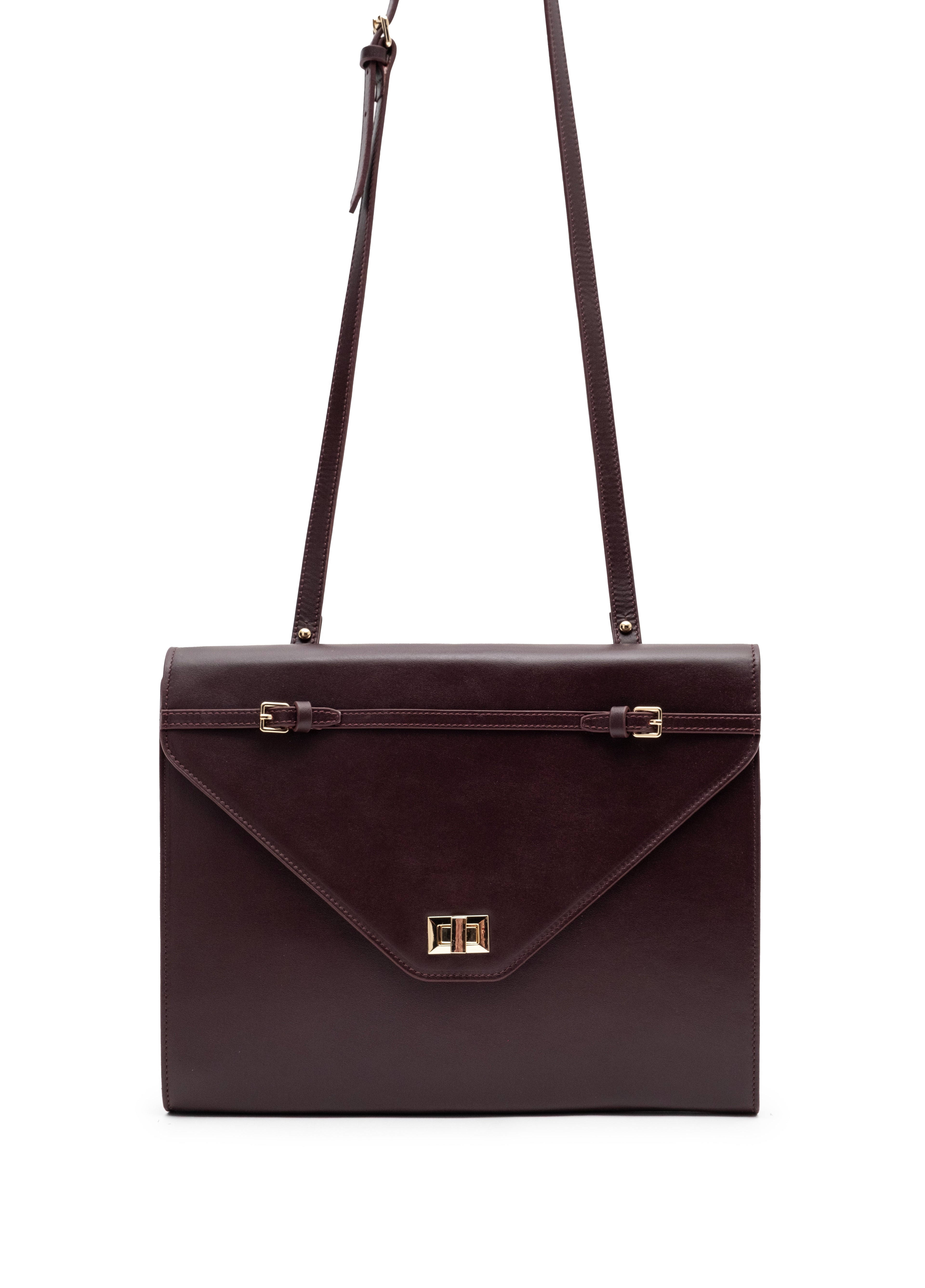 Envelope Folder Bag – Cherry Ganache
