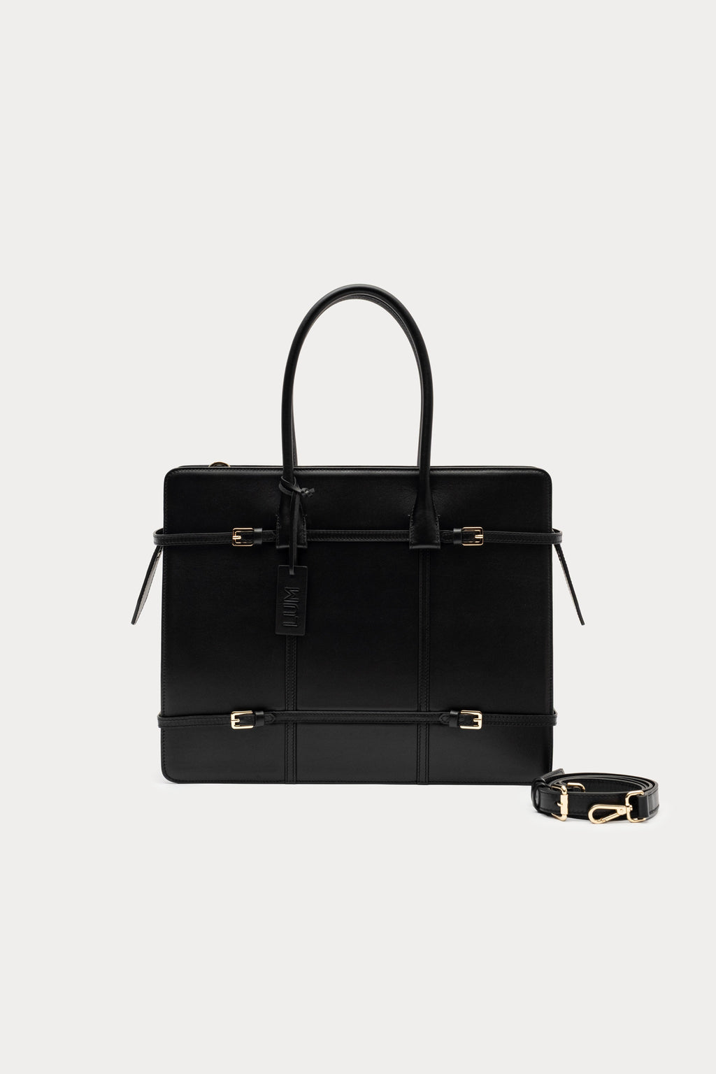 The Everything Tote – Black Nougat