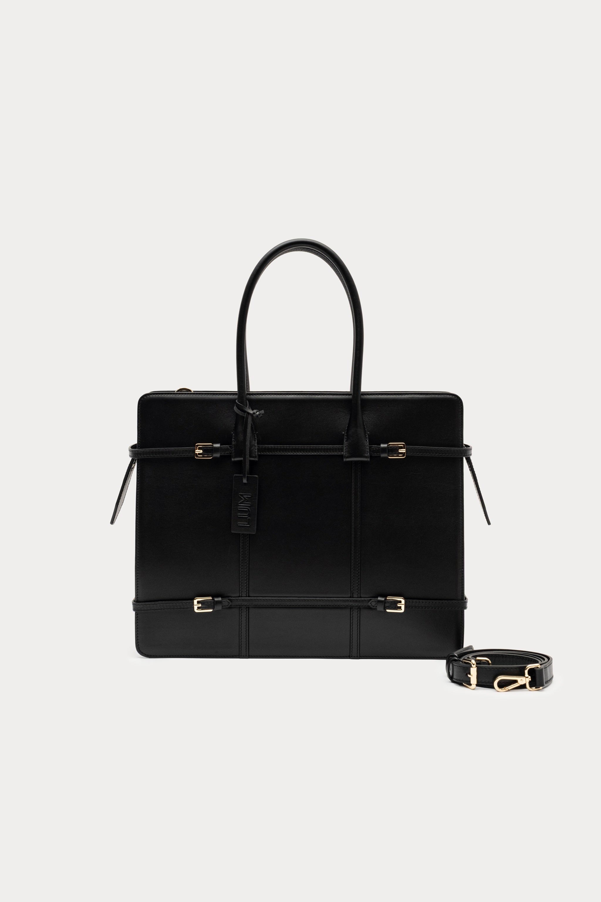 The Everything Tote – Black Nougat