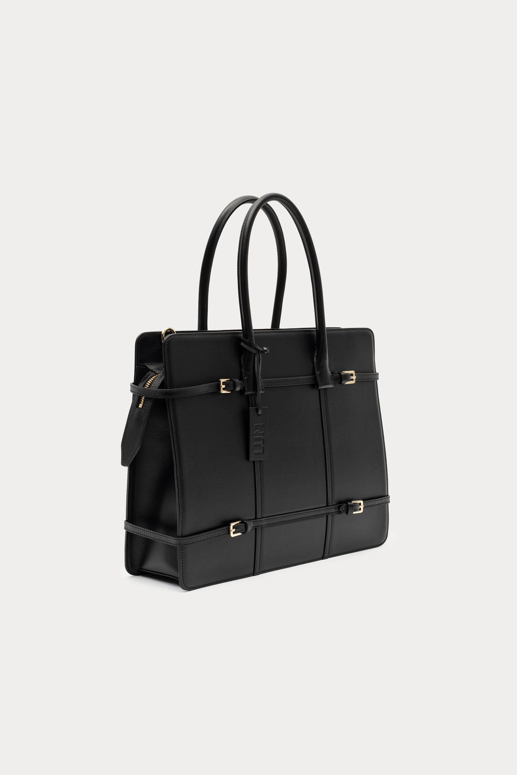 The Everything Tote – Black Nougat